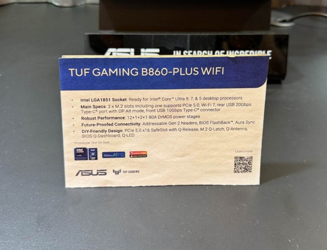  TUF Gaming B860-Plus WiFi