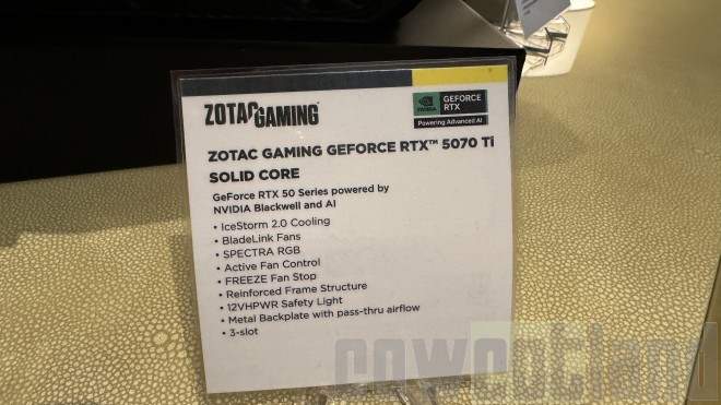 zotac rtx5000 solid ces2025