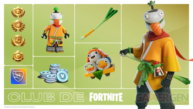 Fortnite Chapitre 6 Saison 1 Club skin 11 01 2025